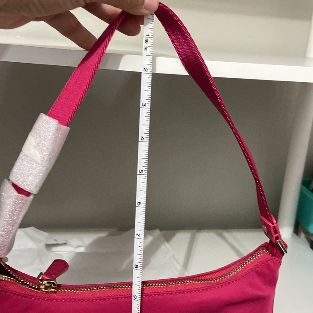 2-8 Kate spade shoulder bag purse hot pink - Picture 8 of 13